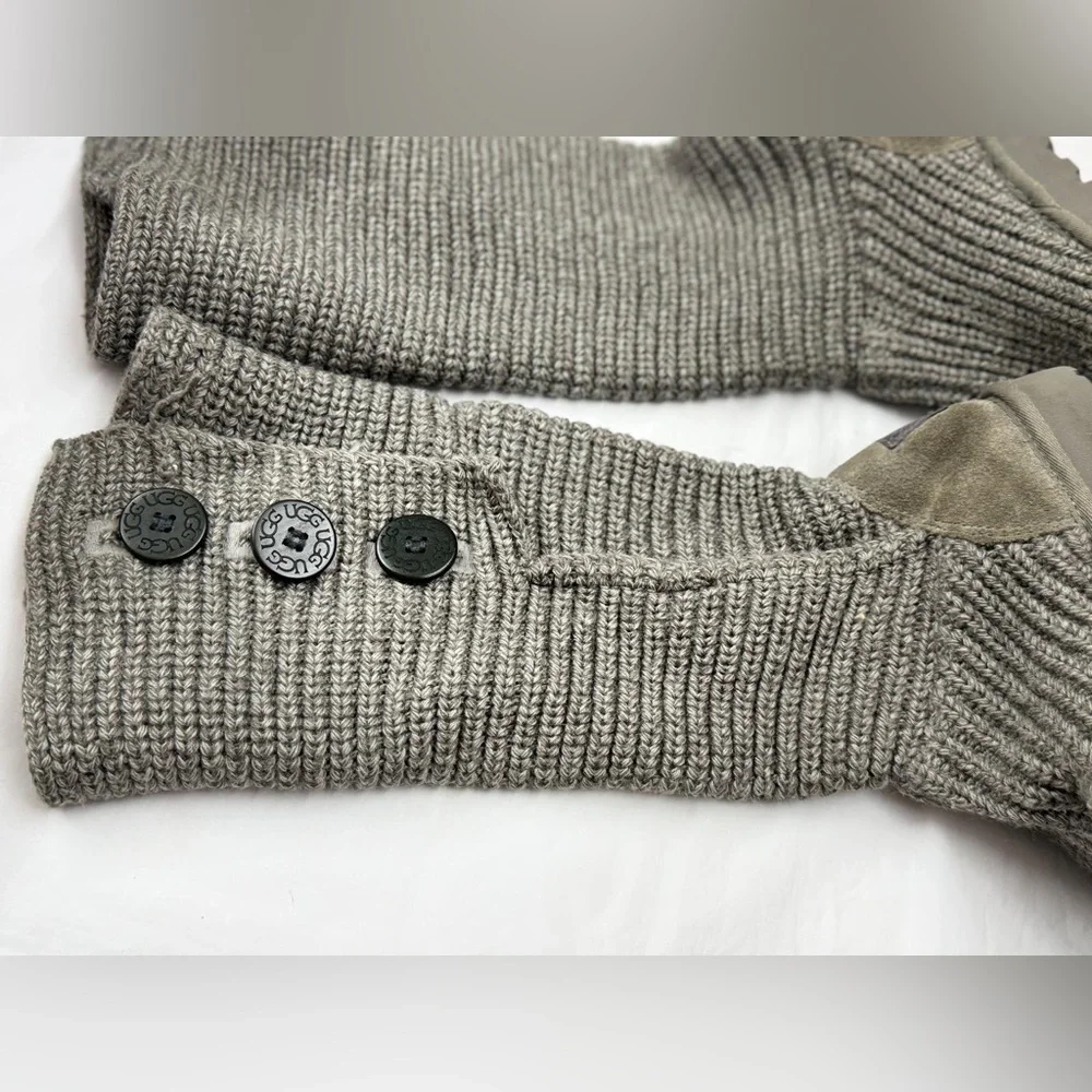 UGG Women's Classic Cardy Gray Winter Button‎ Tall Boots Size 7